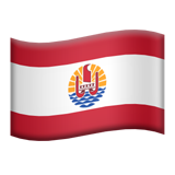 French Polynesia Flag - Apple