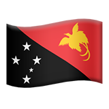Flag: Papua New Guinea - Apple
