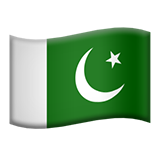 Flag: Pakistan - Apple