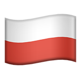 Flag: Poland - Apple
