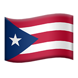 Puerto Rico Flag - Apple