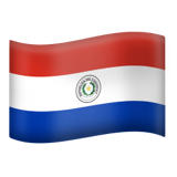 Flag: Paraguay - Apple