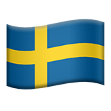 Flag: Sweden - Apple