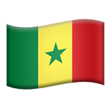 Flag: Senegal - Apple