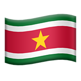 Suriname Flag - Apple