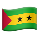 Flag: São Tomé and Príncipe - Apple