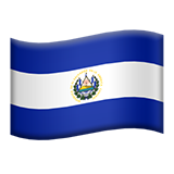 Flag: El Salvador - Apple