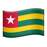 Flag: Togo - Apple