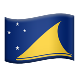 Flag: Tokelau - Apple