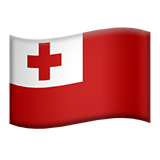 Flag: Tonga - Apple