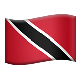 Flag: Trinidad & Tobago - Apple