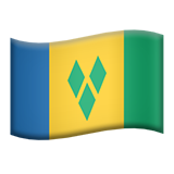 Flag: Saint Vincent and the Grenadines - Apple
