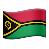 Vanuatu Flag - Apple