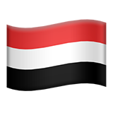 Yemen Flag - Apple