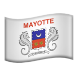 Flag: Mayotte - Apple
