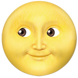 Full Moon Face - Apple