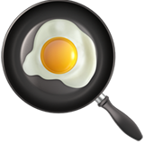 Egg in Frying Pan - Apple