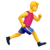 Man Running Right - Apple