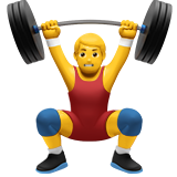 Man Weightlifting - Apple