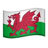Flag: Wales - Apple