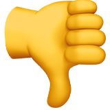 Thumbs Down - Apple