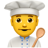 Man Cook - Apple