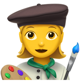 Woman Artist - Apple