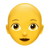 Woman: Bald - Apple