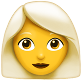 Woman: White Hair - Apple