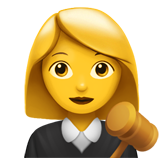 Woman Judge - Apple