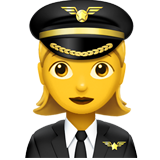Woman Pilot - Apple