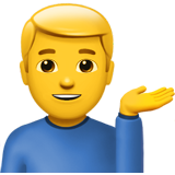 Man Tipping Hand - Apple