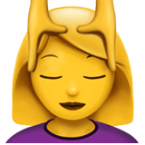 Woman Getting Head Massage - Apple