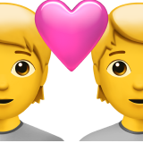 Couple with Heart - Apple