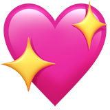 Sparkling Heart - Apple