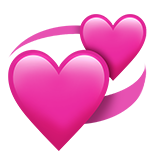 Revolving Hearts - Apple