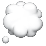 Thought Balloon - Apple