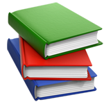 Stack of Books - Apple
