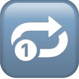 Repeat Single Button - Apple