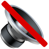 Muted Speaker - Apple