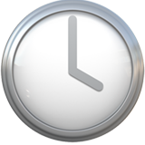 Clock Face Four O’Clock - Apple