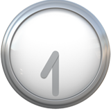 Clock Face Eight-Thirty - Apple