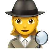 Woman Detective - Apple