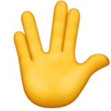 Vulcan Salute - Apple