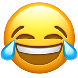 Face with Tears of Joy - Apple