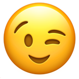 Winking Face - Apple