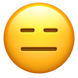 Expressionless Face - Apple