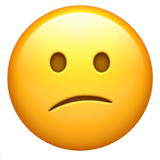 Confused Face - Apple