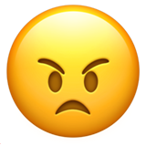 Angry Face - Apple