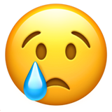 Crying Face - Apple